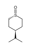 2H-Thiopyran,tetrahydro-4-(1-methylethyl)-,1-oxide,trans-(9CI) Structure