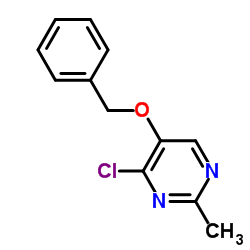 5-(Benzyloxy)-4-chloro-2-methylpyrimidine结构式