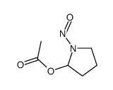 (1-nitrosopyrrolidin-2-yl) acetate Structure