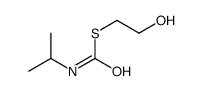 S-(2-hydroxyethyl) N-propan-2-ylcarbamothioate结构式