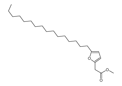 methyl 2-(5-hexadecylfuran-2-yl)acetate Structure