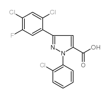 3-(2,4-dichloro-5-fluorophenyl)-1-(2-chlorophenyl)-1h-pyrazole-5-carboxylic acid picture