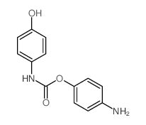 (4-aminophenyl) N-(4-hydroxyphenyl)carbamate structure