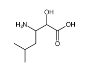 3-amino-2-hydroxy-5-methylhexanoic acid structure