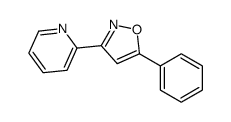 5-phenyl-3-pyridin-2-yl-1,2-oxazole Structure