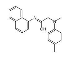 2-(N,4-dimethylanilino)-N-naphthalen-1-ylacetamide Structure