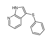 3-phenylsulfanyl-1H-pyrrolo[2,3-b]pyridine结构式