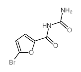 N-(Aminocarbonyl)-5-bromo-2-furancarboxamide structure