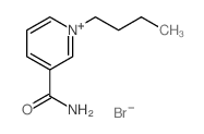 Pyridinium,3-(aminocarbonyl)-1-butyl-, bromide (1:1)结构式