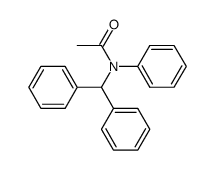 N-benzhydryl-N-phenyl-acetamide结构式