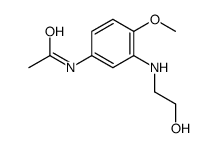 N-[3-[(2-Hydroxyethyl)amino]-4-methoxyphenyl]acetamide structure