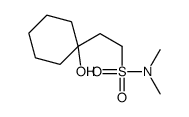 2-(1-hydroxycyclohexyl)-N,N-dimethylethanesulfonamide结构式