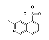 3-甲基异喹啉-5-磺酰氯结构式