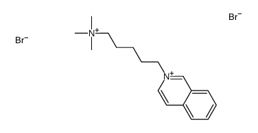 5-isoquinolin-2-ium-2-ylpentyl(trimethyl)azanium,dibromide结构式