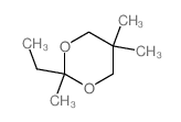 1,3-Dioxane,2-ethyl-2,5,5-trimethyl- structure