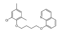 8-[4-(2-chloro-4,6-dimethylphenoxy)butoxy]quinoline Structure