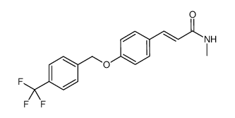 N-methyl-3-[4-(4-trifluoromethyl-benzyloxy)-phenyl]-acrylamide Structure