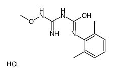 (1E)-1-[amino-(methoxyamino)methylidene]-3-(2,6-dimethylphenyl)urea,hydrochloride Structure