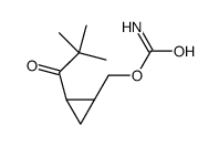 [(1R,2R)-2-(2,2-dimethylpropanoyl)cyclopropyl]methyl carbamate Structure