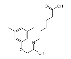 6-[[2-(3,5-dimethylphenoxy)acetyl]amino]hexanoic acid Structure