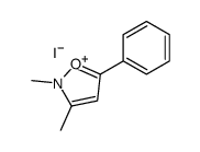 2,3-dimethyl-5-phenyl-1,2-oxazol-2-ium,iodide Structure