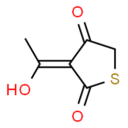 2,4(3H,5H)-Thiophenedione, 3-(1-hydroxyethylidene)-, (Z)- (9CI)结构式