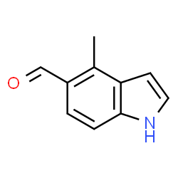 1H-Indole-5-carboxaldehyde, 4-methyl- (9CI) structure