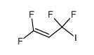 1,1,3,3-tetrafluoro-3-iodo-propene结构式