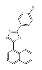 2-(4-BROMOPHENYL)-5-(1-NAPHTHYL)-1,3,4-OXADIAZOLE picture