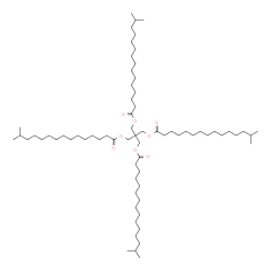 2,2-bis[[(1-oxoisohexadecyl)oxy]methyl]-1,3-propanediyl diisohexadecanoate Structure