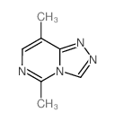 1,2,4-Triazolo[4,3-c]pyrimidine,5,8-dimethyl- structure