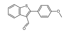 2-(4-methoxyphenyl)-1-benzothiophene-3-carbaldehyde Structure