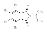 1H-Isoindole-1,3(2H)-dione,4,5,6,7-tetrabromo-2-(dimethylamino)-结构式