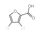 2-Furoic acid, 3, 4-dichloro- Structure