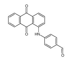 1-(4-formylphenylamino)anthraquinone Structure