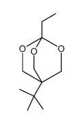 1-tert-butyl-4-ethyl-3,5,8-trioxabicyclo[2.2.2]octane结构式