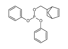 Phosphorous acid (bicyclo[2.2.1]hept-5-en-2-yl)methyldiphenyl ester结构式