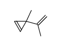3-methyl-3-prop-1-en-2-ylcyclopropene Structure