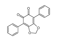 4,7-diphenyl-1,3-benzodioxole-5,6-dione结构式
