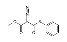methyl α-diazo-α-[(phenylthio)carbonyl]acetate结构式