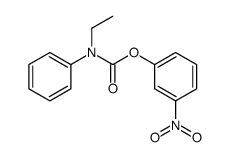 (3-nitrophenyl) N-ethyl-N-phenylcarbamate Structure