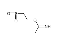 2-(methylsulfonyl)ethyl acetimidate structure