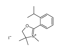 2-(2-isopropylphenyl)-3,4,4-trimethyl-4,5-dihydrooxazol-3-ium iodide结构式