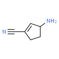 1-Cyclopentene-1-carbonitrile,3-amino-(9CI)结构式