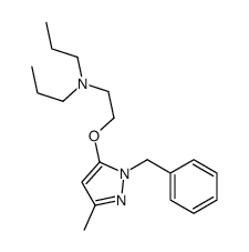 1-Benzyl-5-[2-(dipropylamino)ethoxy]-3-methyl-1H-pyrazole结构式