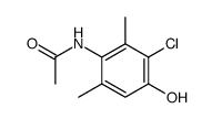 3'-chloro-2',6'-dimethyl-4'-hydroxyacetanilide结构式