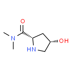 2-Pyrrolidinecarboxamide, 4-hydroxy-N,N-dimethyl-, (2S,4S)- (9CI)结构式