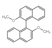 1,1'-Binaphthalene, 2,2'-dimethoxy-, (±)- structure