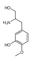 Benzenepropanol, beta-amino-3-hydroxy-4-methoxy- (9CI) Structure