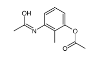3-Acetamido-2-methylphenyl acetate structure